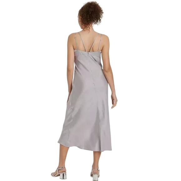 Wild Fable Women's Size XXL Iridescent Maxi Slip Dress Silver New with Tags - Picture 2 of 2